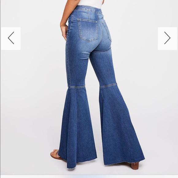 NWT Free People Flare Jeans - Picture 3 of 5